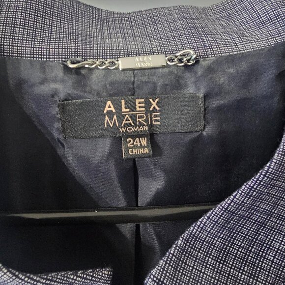 Alex Marie Navy Blue Blazer - Picture 10 of 12